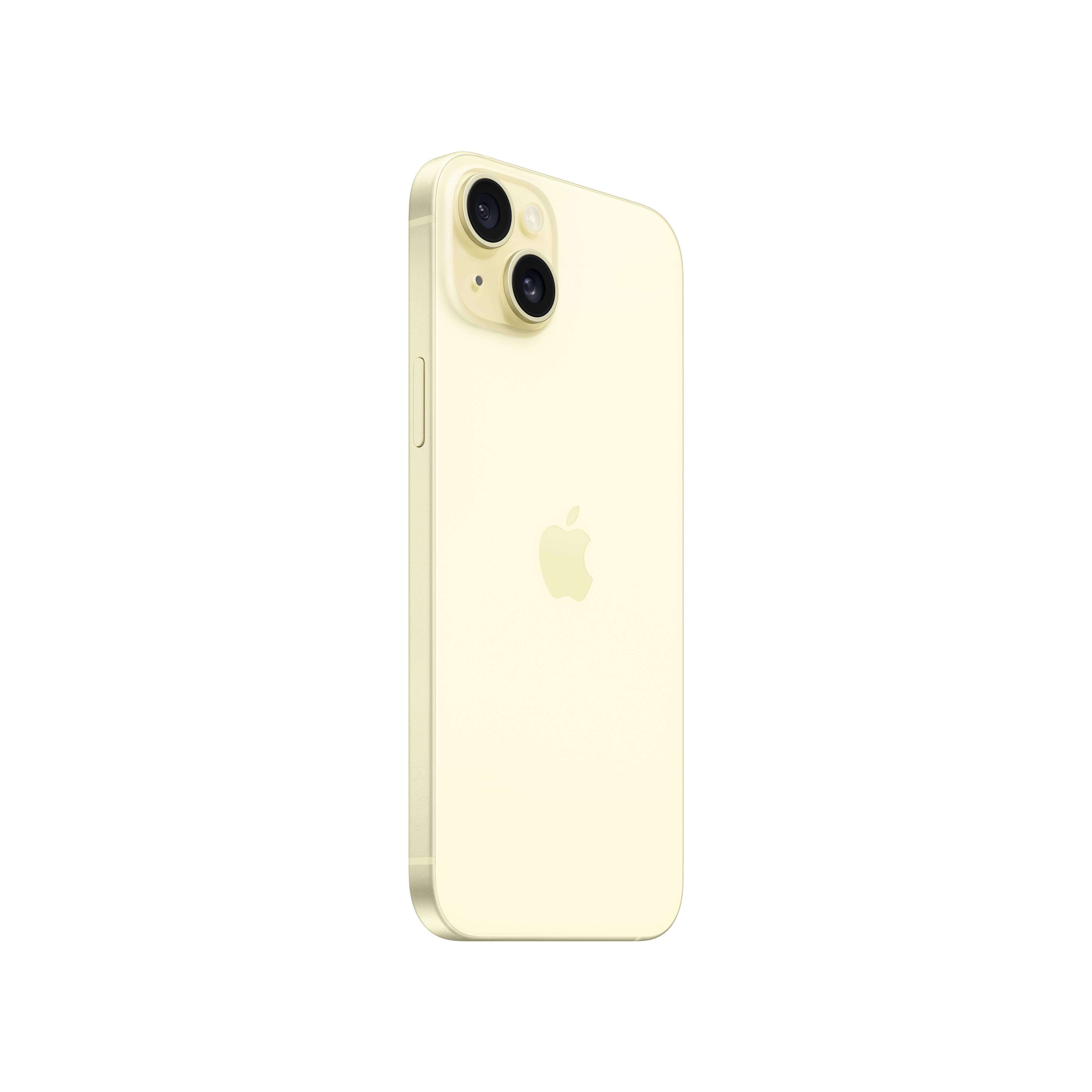 סמארטפון Apple iPhone 15 Plus 512GB - צבע צהוב שנה אחריות ע״י היבואן הרשמי 