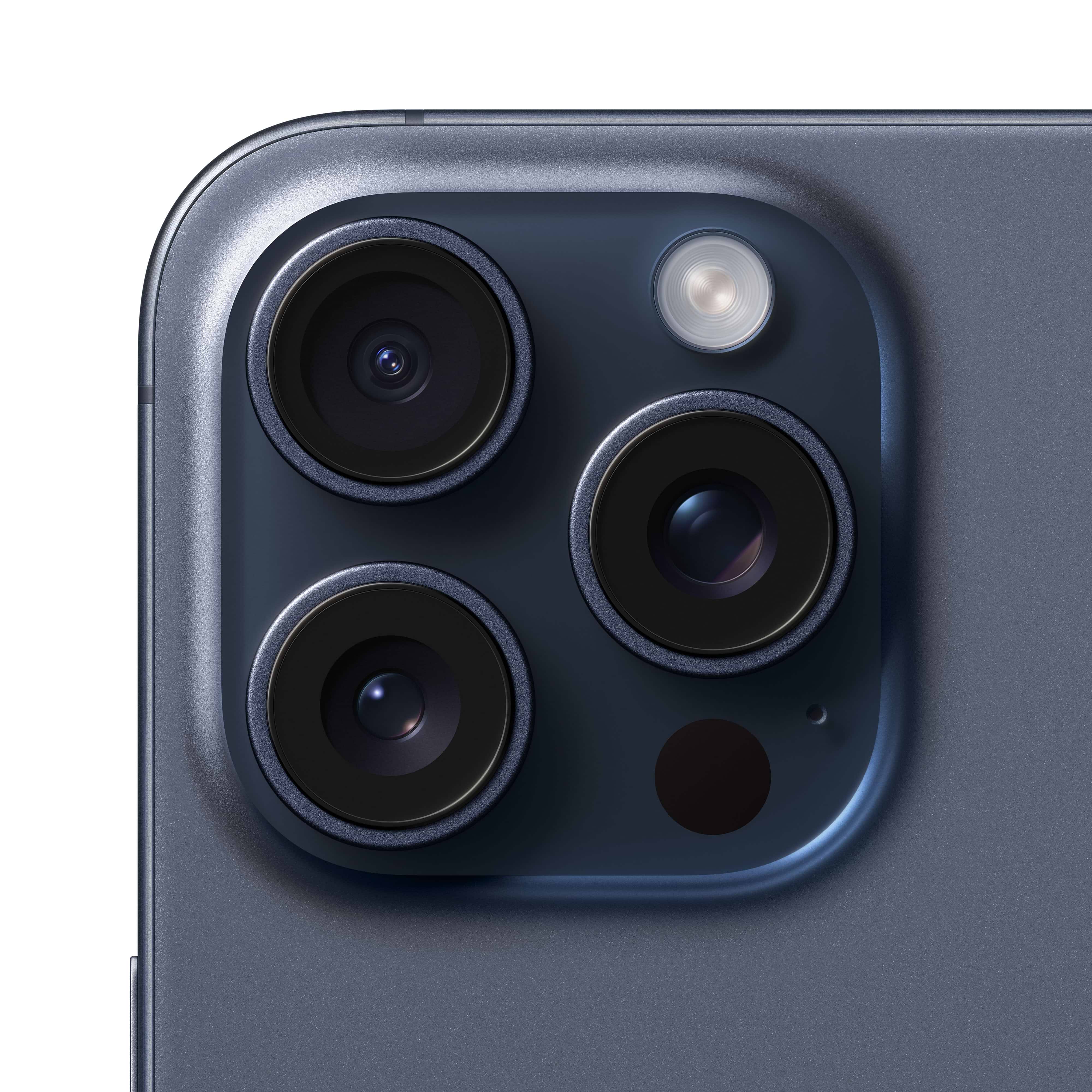 סמארטפון Apple iPhone 15 Pro Max 1TB - צבע כחול טיטניום שנה אחריות ע״י היבואן הרשמי 