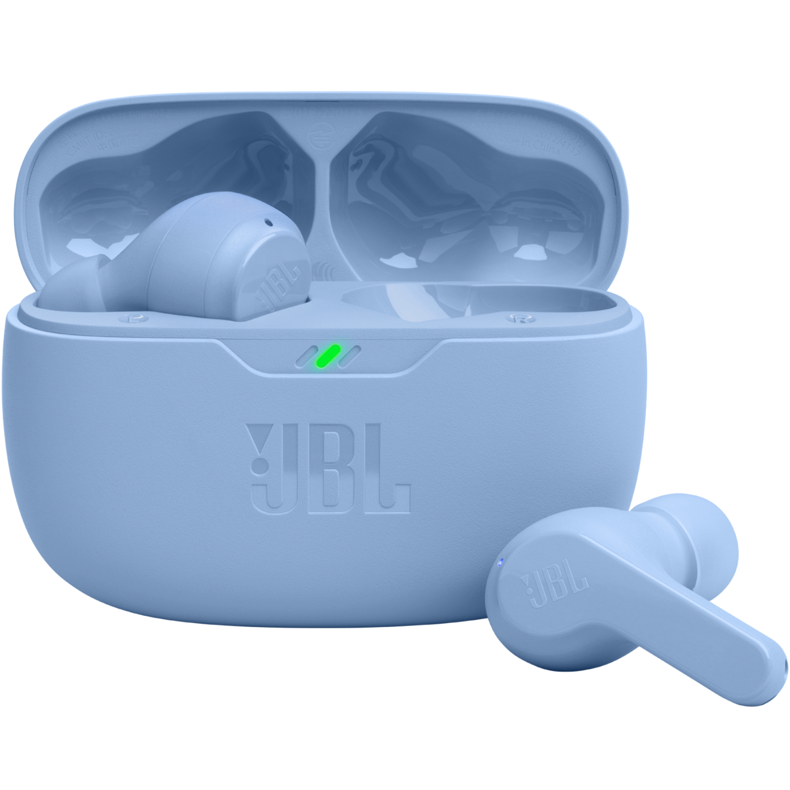 אוזניות אלחוטיות JBL Wave Beam TWS IP54 - צבע כחול שנה אחריות ע