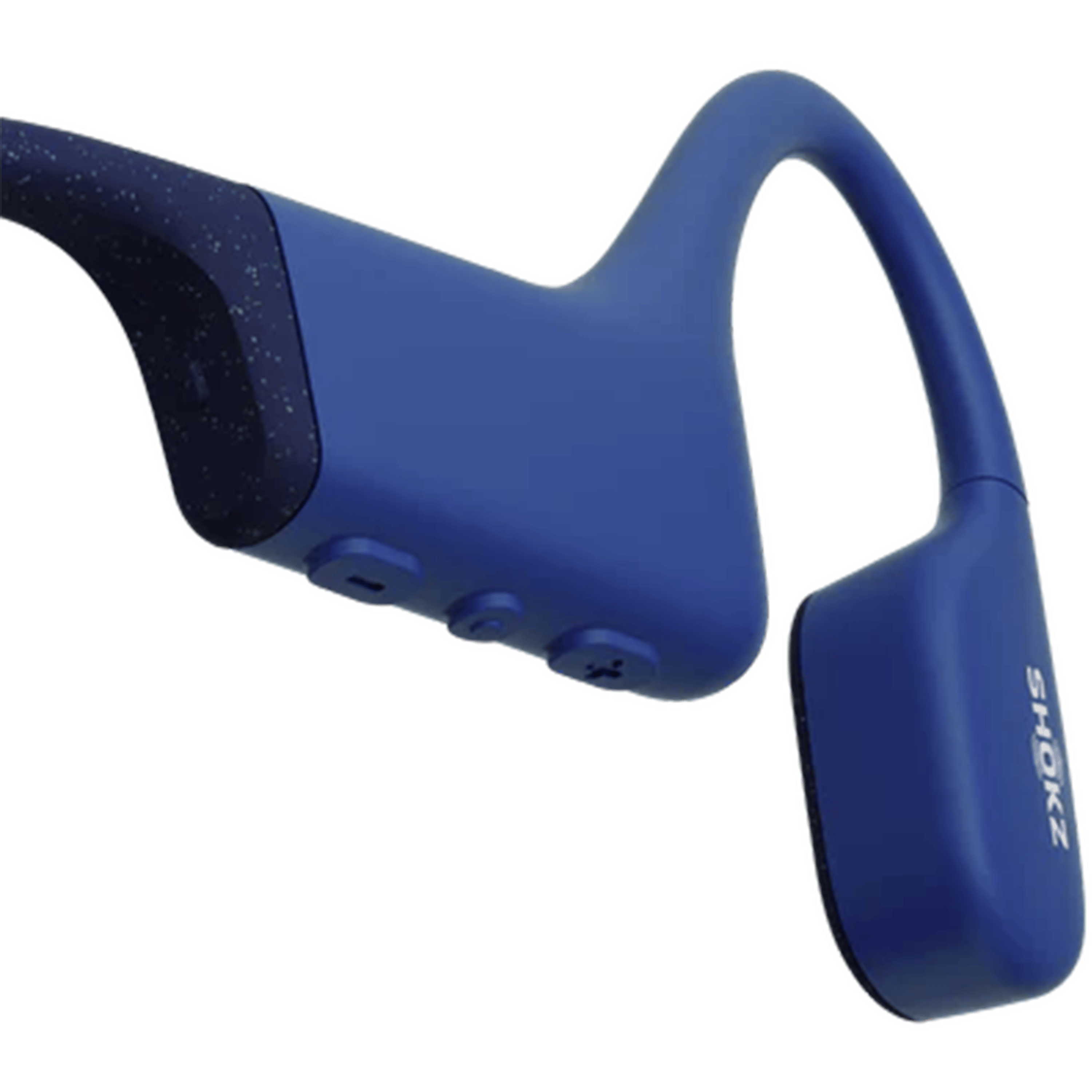 אוזניות עצם אלחוטיות מותאמות לשחיה Shockz OpenSwim IP68 - צבע כחול שנתיים אחריות ע