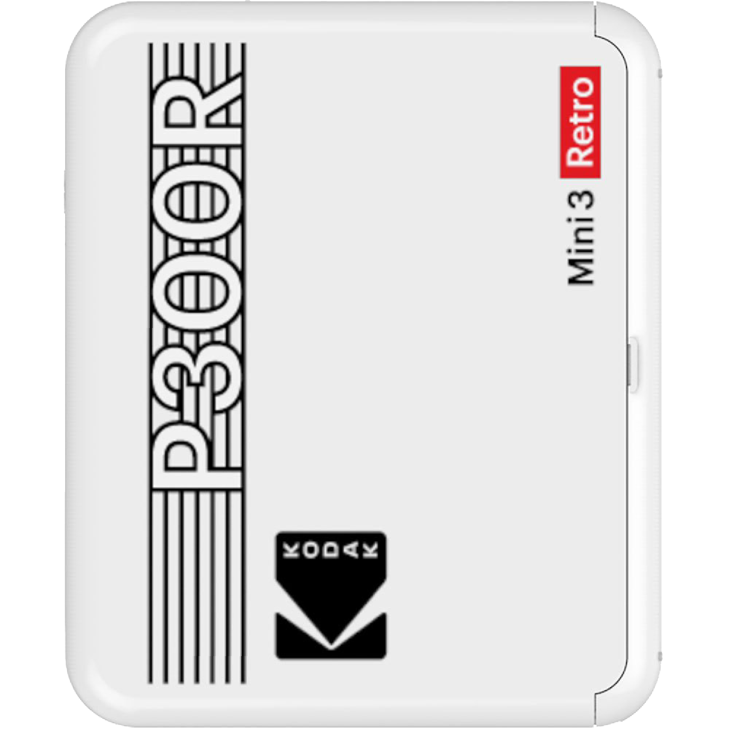 מדפסת פיתוח מיידי Kodak Mini2 Retro P300R - צבע לבן שנה אחריות ע