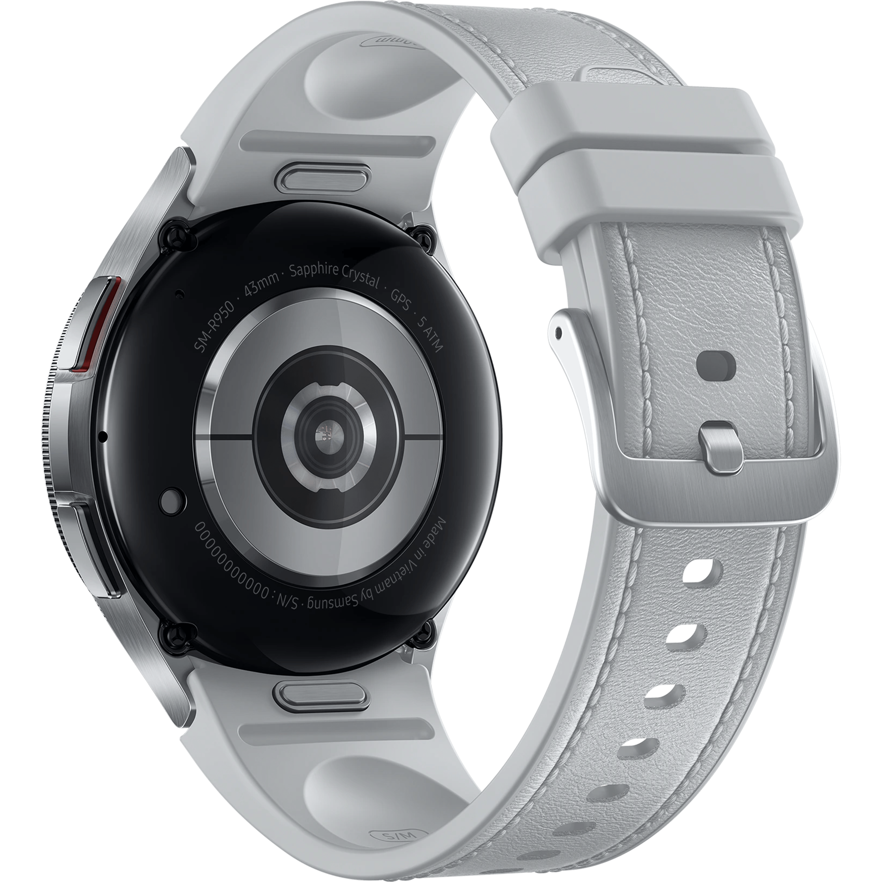 שעון חכם Samsung Galaxy Watch 6 Classic 43mm LTE SM-R955 - צבע כסוף שנה אחריות ע