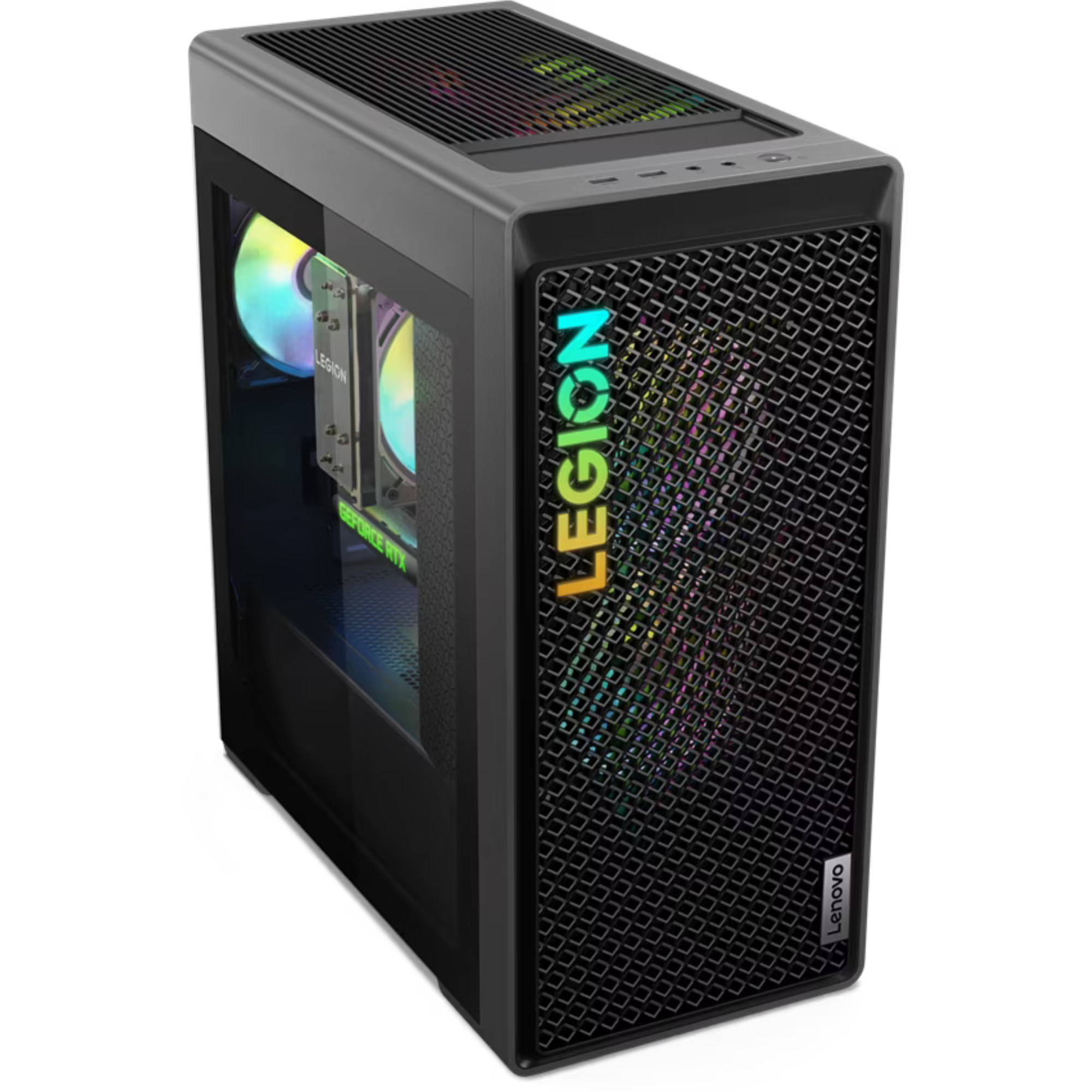 מחשב נייח גיימינג Lenovo Legion T5 26IRB8 90UU00JGYS - Core i7-13700KF 32GB 2TB SSD RTX4070 - צבע אפור שלוש שנות אחריות ע