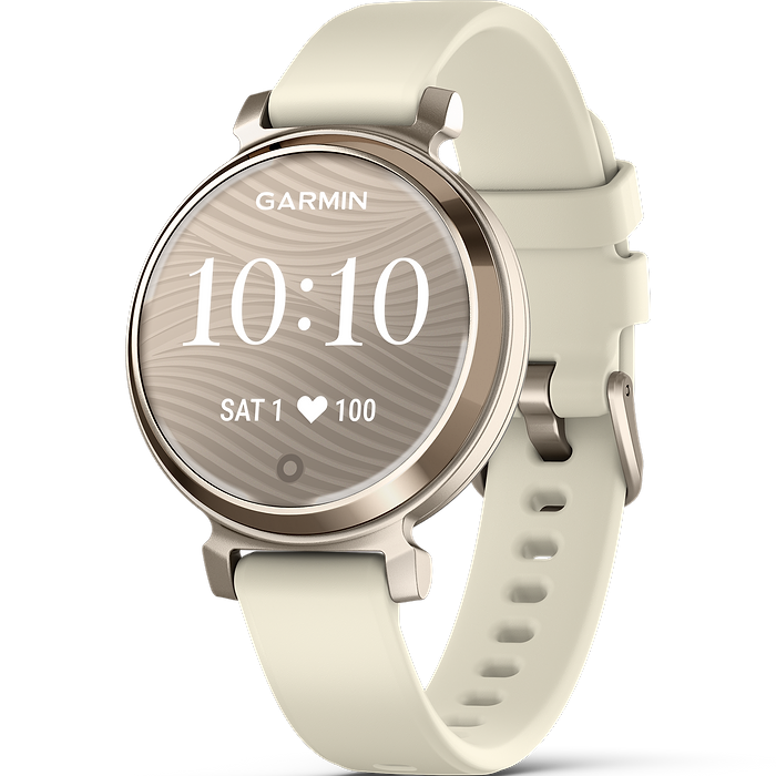 שעון חכם Garmin Lily 2 35.4mm - צבע קרם מוזהב שנתיים אחריות עי היבואן הרשמי