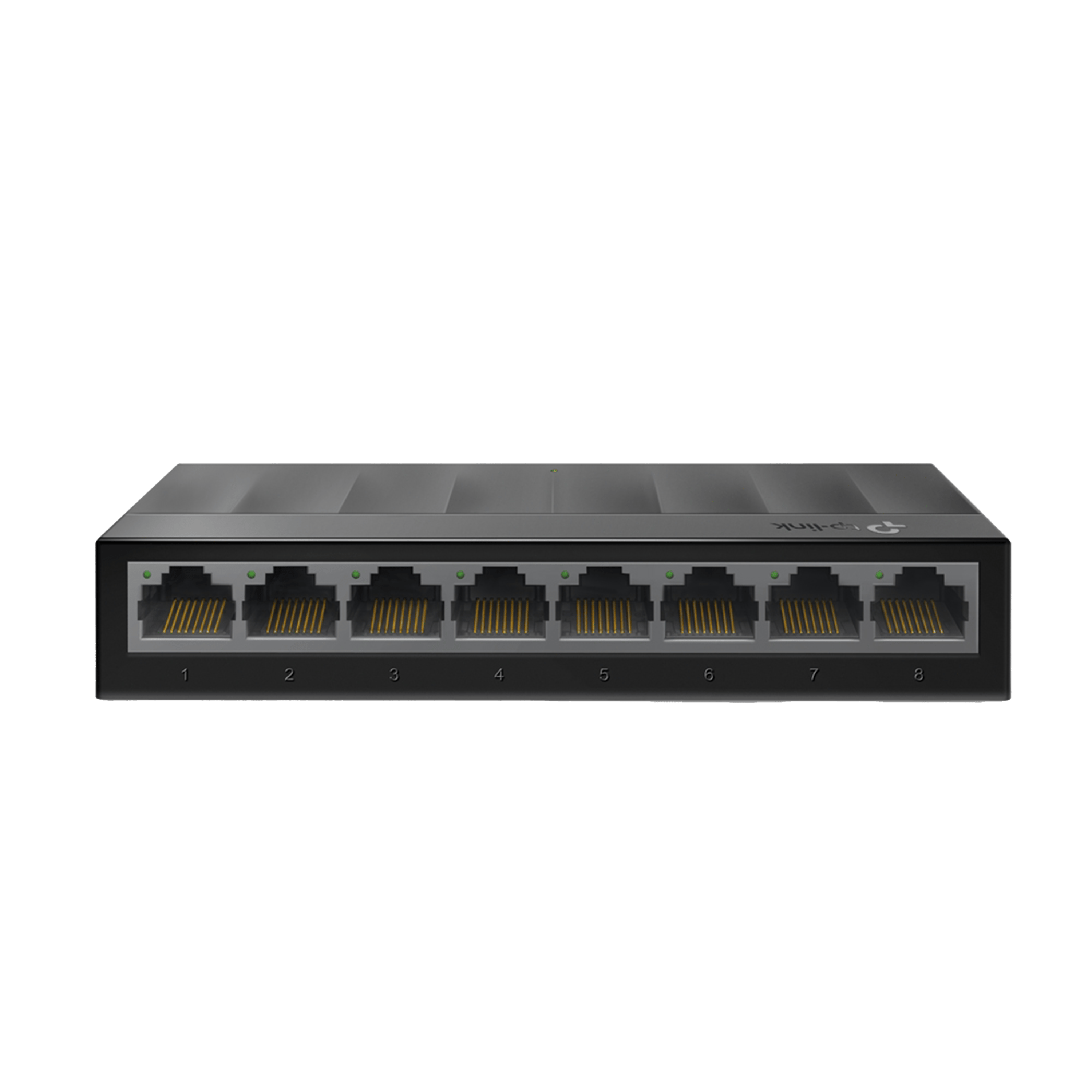 מתג שולחני 8 כניסות  TP-Link LS1008G Desktop Network Switch 10/100/1000Mbps - בצבע שחור שלוש שנות אחריות ע