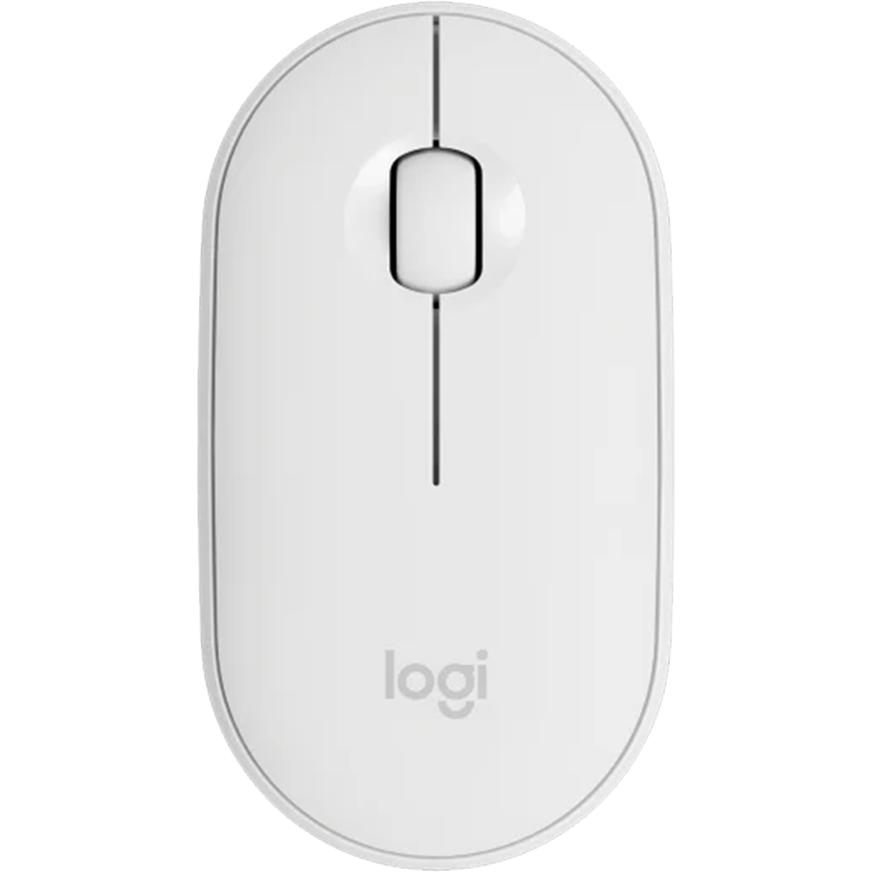 עכבר אלחוטי Logitech Pebble M350 2.4GHz/Bluetooth - צבע לבן שנתיים אחריות ע