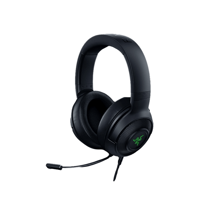 אוזניות גיימינג  Razer Kraken V3 X USB - צבע שחור שנתיים אחריות עי היבואן הרשמי
