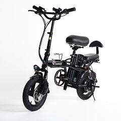 אופניים חשמליים מתקפלים "Quicker Mini 14 עם סוללה 48V/10Ah - צבע שחור שנה אחריות ע"י היבואן הרשמי