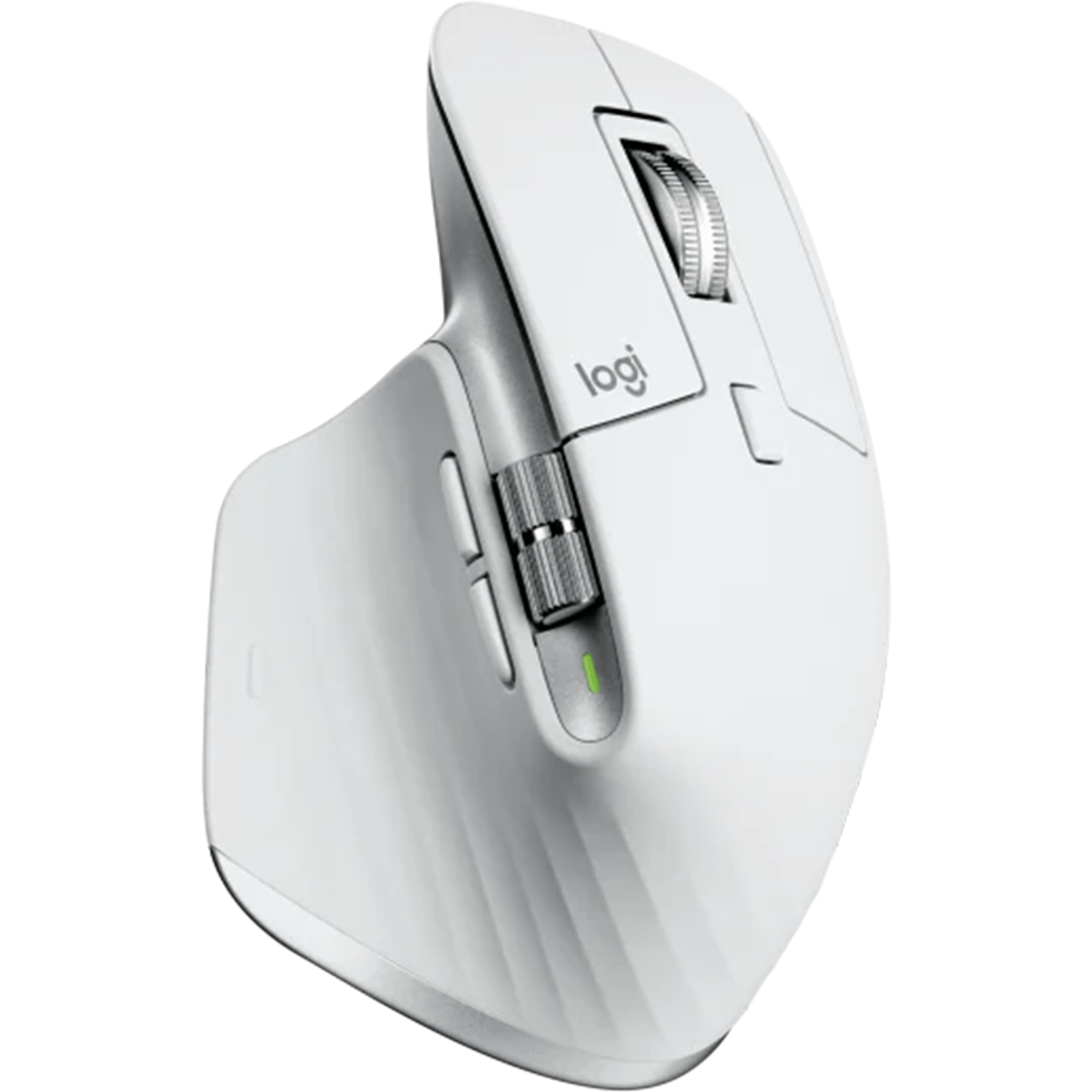 עכבר אלחוטי ארגונומי Logitech MX Master 3S USB-C - צבע אפור בהיר שנה אחריות ע