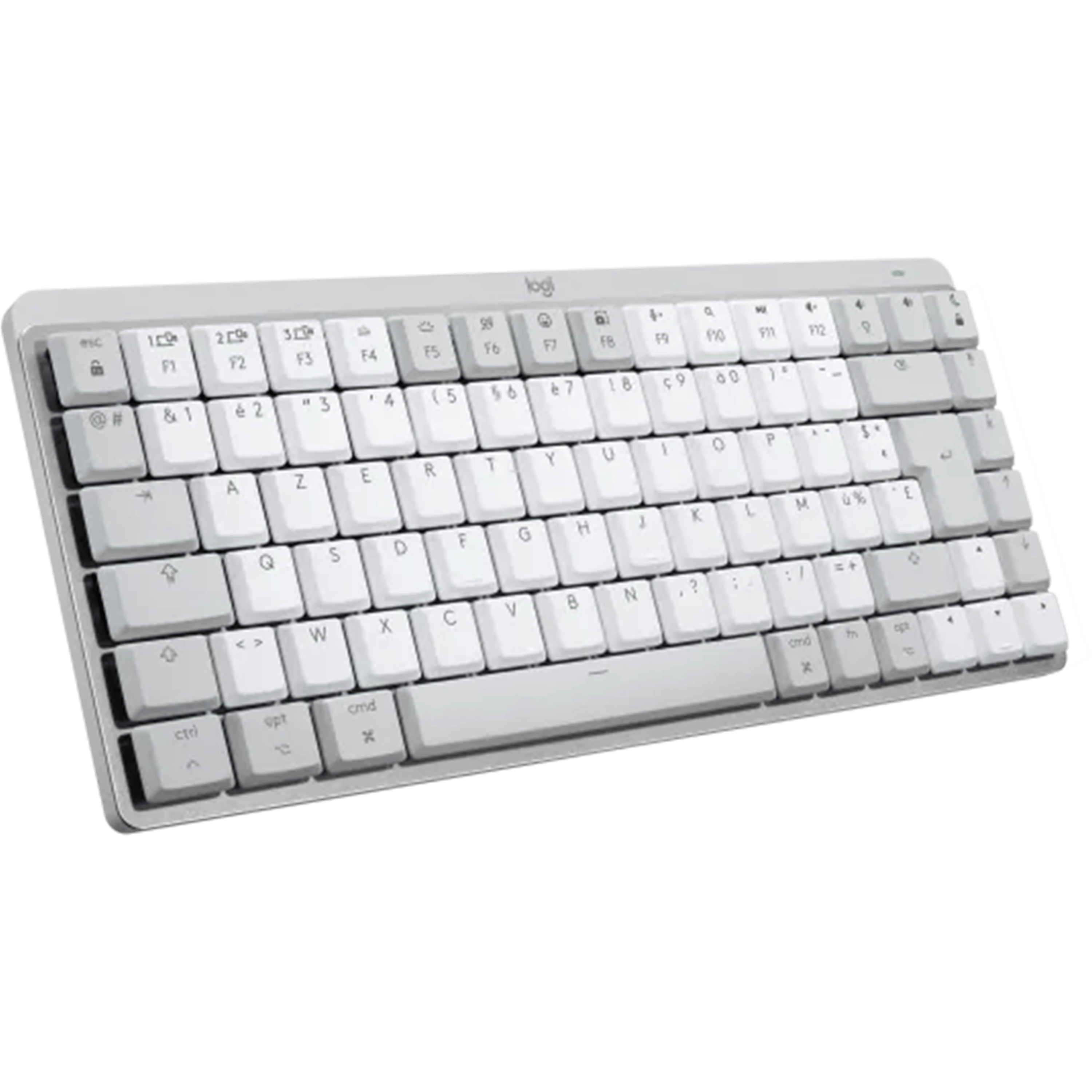 מקלדת מכנית אלחוטית Logitech MX Mechanical Mini Tactile Quiet For Mac - צבע אפור שנה אחריות ע