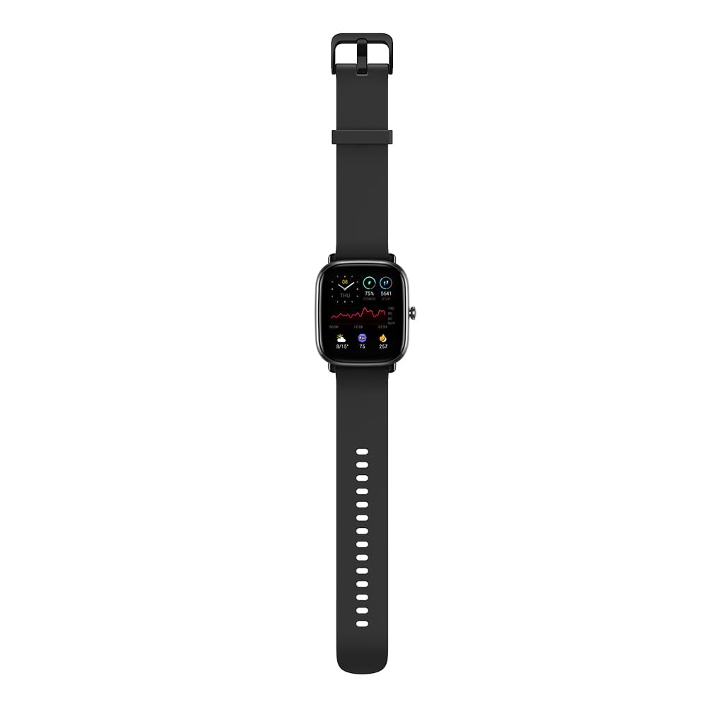 שעון חכם Amazfit GTS 2 Mini - צבע שחור שנה אחריות ע