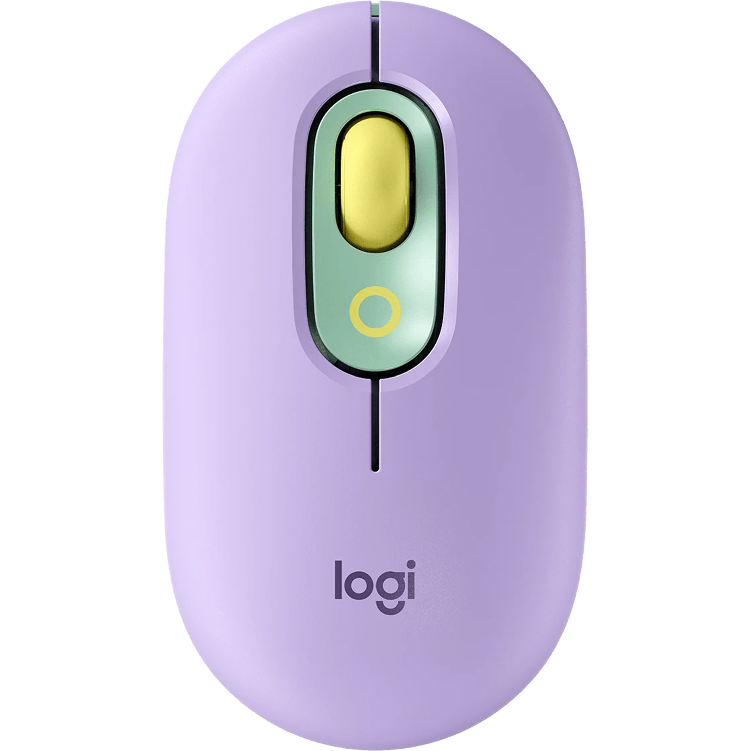 עכבר אלחוטי Logitech Pop 2.4Ghz/Bluetooth - צבע סגול מנטה שנתיים אחריות ע