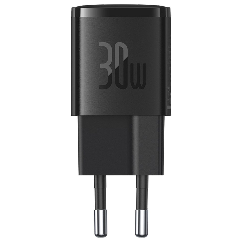 מטען Baseus Cube Pro Fast Charger USB-C 30W  - צבע שחור אחריות לשנה ע