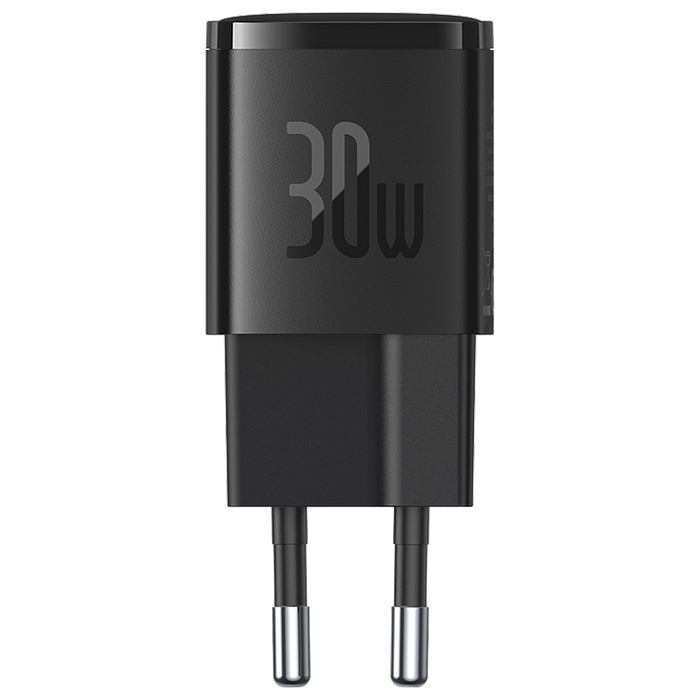 מטען Baseus Cube Pro Fast Charger USB-C 30W  - צבע שחור אחריות לשנה עי היבואן הרשמי