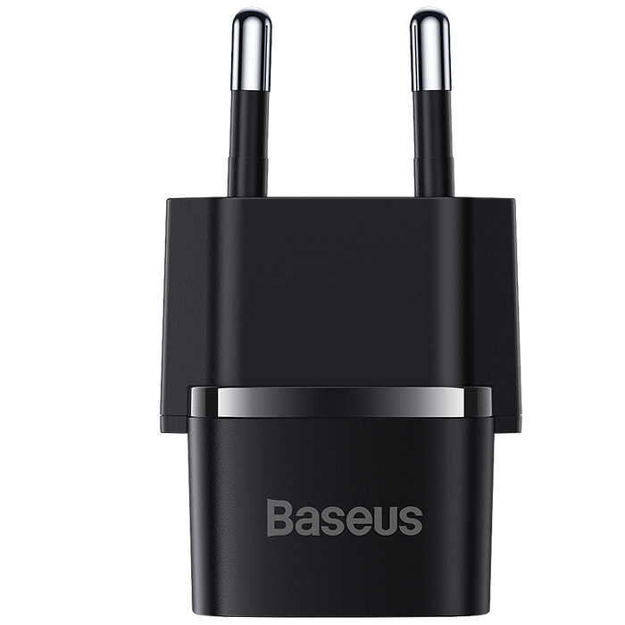 מטען Baseus Travel Plug Adapter - צבע שחור שנה אחריות עי היבואן הרשמי