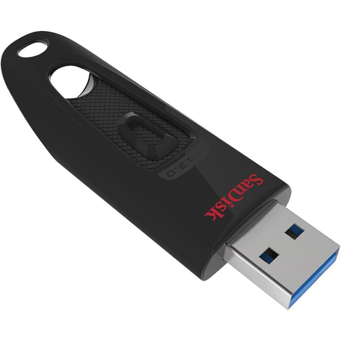 דיסק קון קי עם נפח SanDisk Ultra USB 3.0 128GB - חמש שנות אחריות עי היבואן הרשמי 