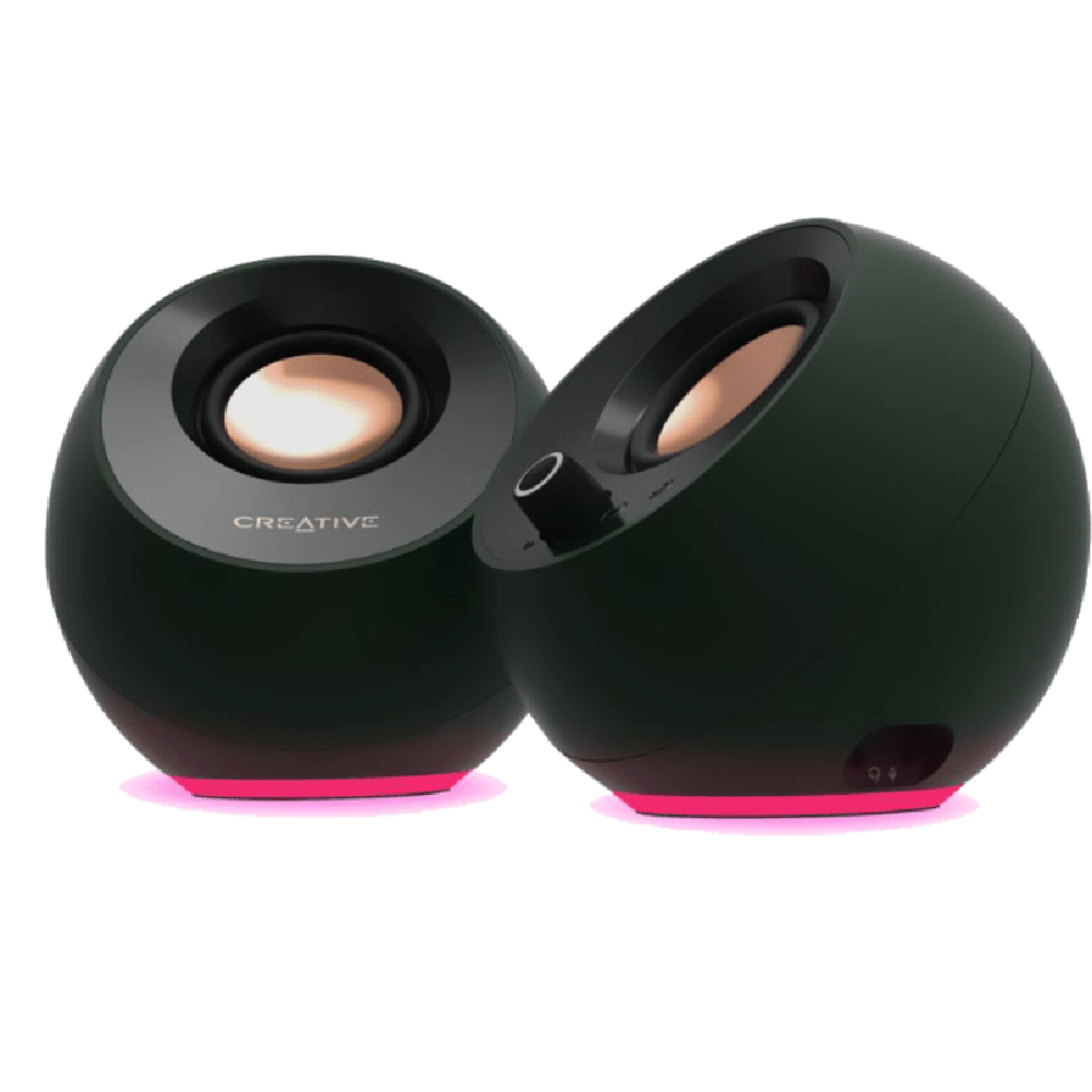 רמקולים למחשב Creative Pebble Pro USB-C - צבע שחור שנה אחריות ע