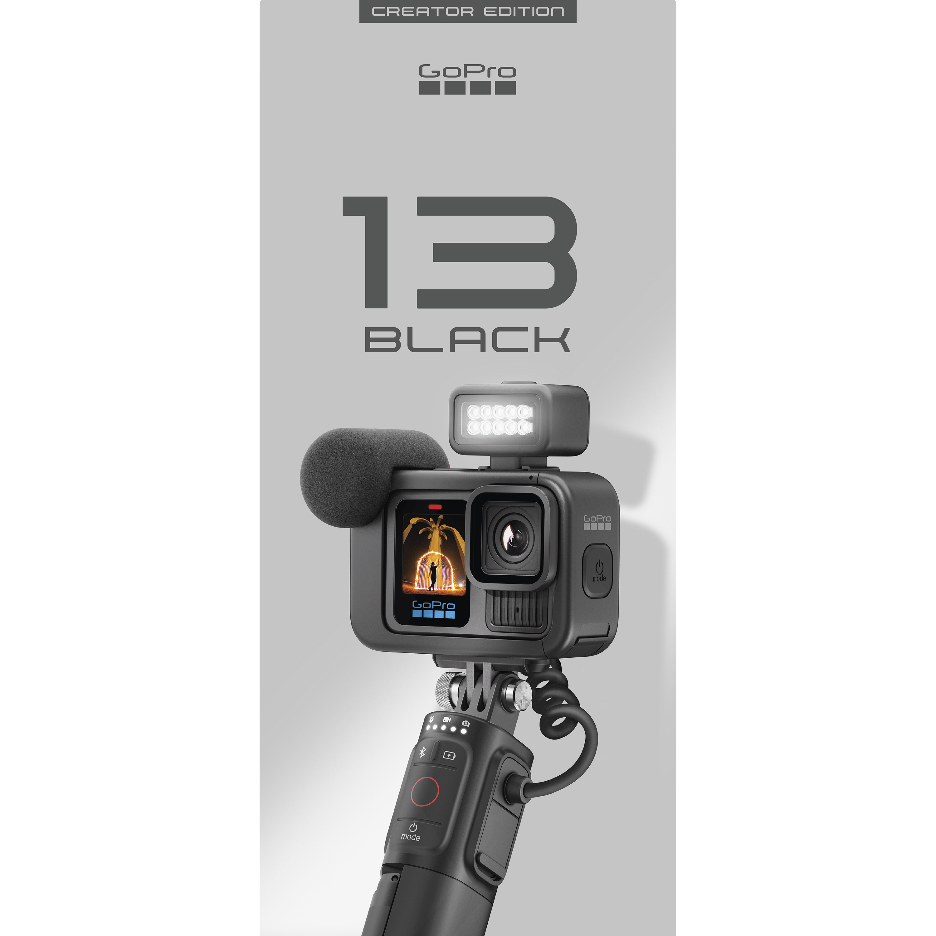 מצלמת אקסטרים GoPro Hero 13 Black Creator Edition - צבע שחור שנתיים אחריות ע