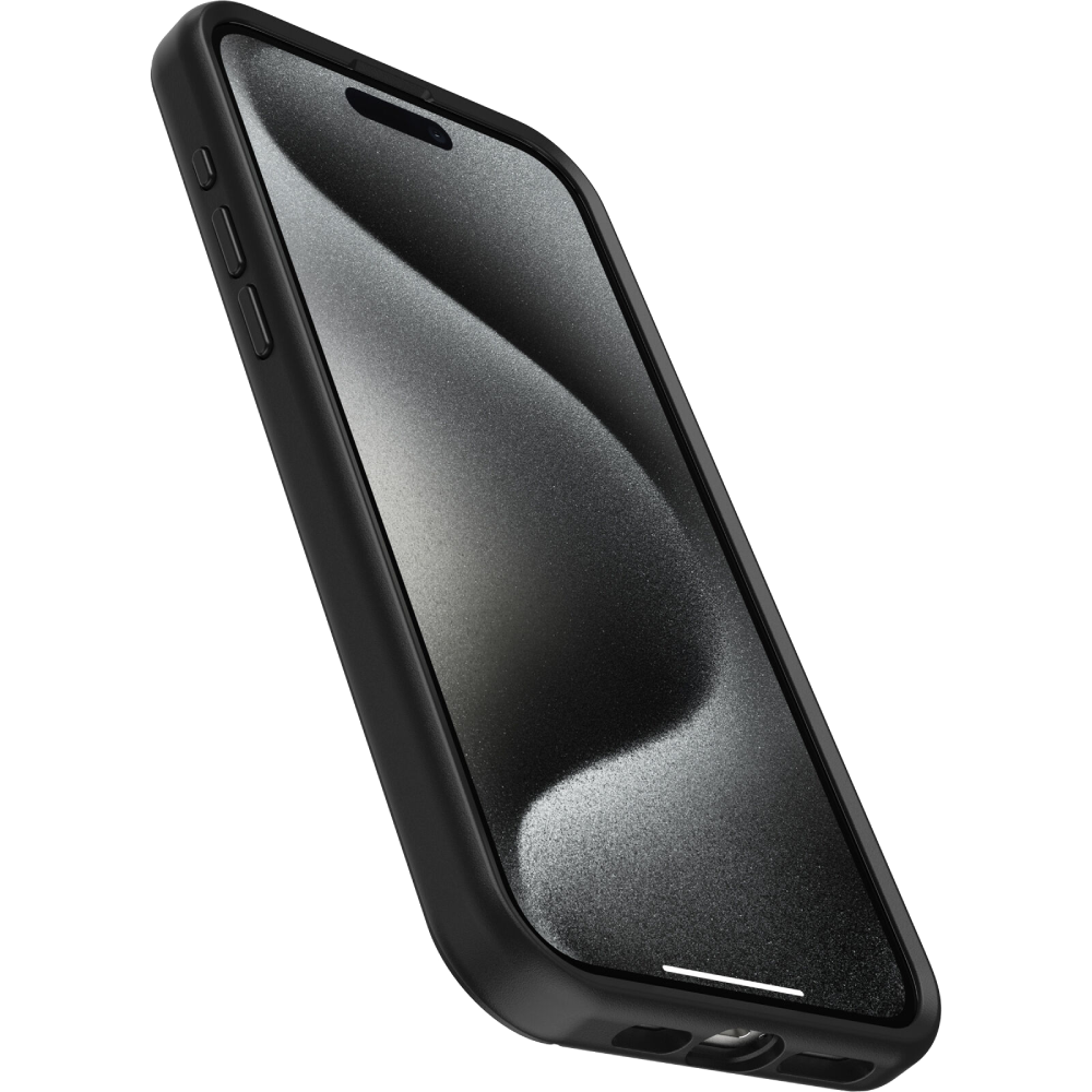 כיסוי לסמארפון OtterBox Symmetry ל- iPhone 15 Pro Max - צבע שחור שנה אחריות ע