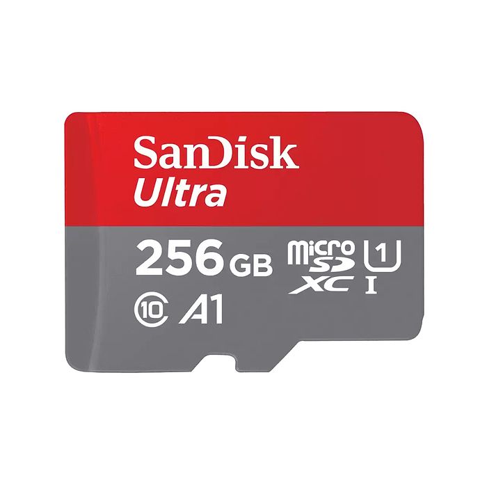 כרטיס זיכרון SanDisk Ultra UHS I 256GB MicroSD Card 150MB/s - חמש שנות אחריות עי היבואן הרשמי 