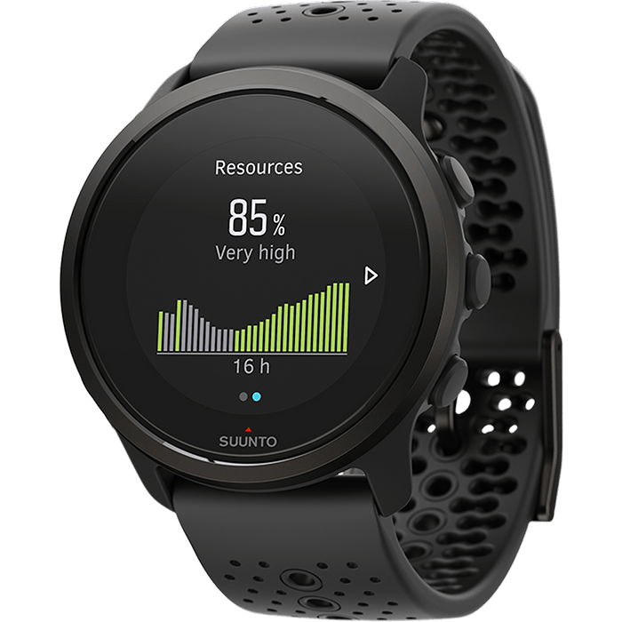 שעון ספורט חכם Suunto 5 Peak GPS 43mm - צבע שחור שנתיים אחריות עי היבואן הרשמי
