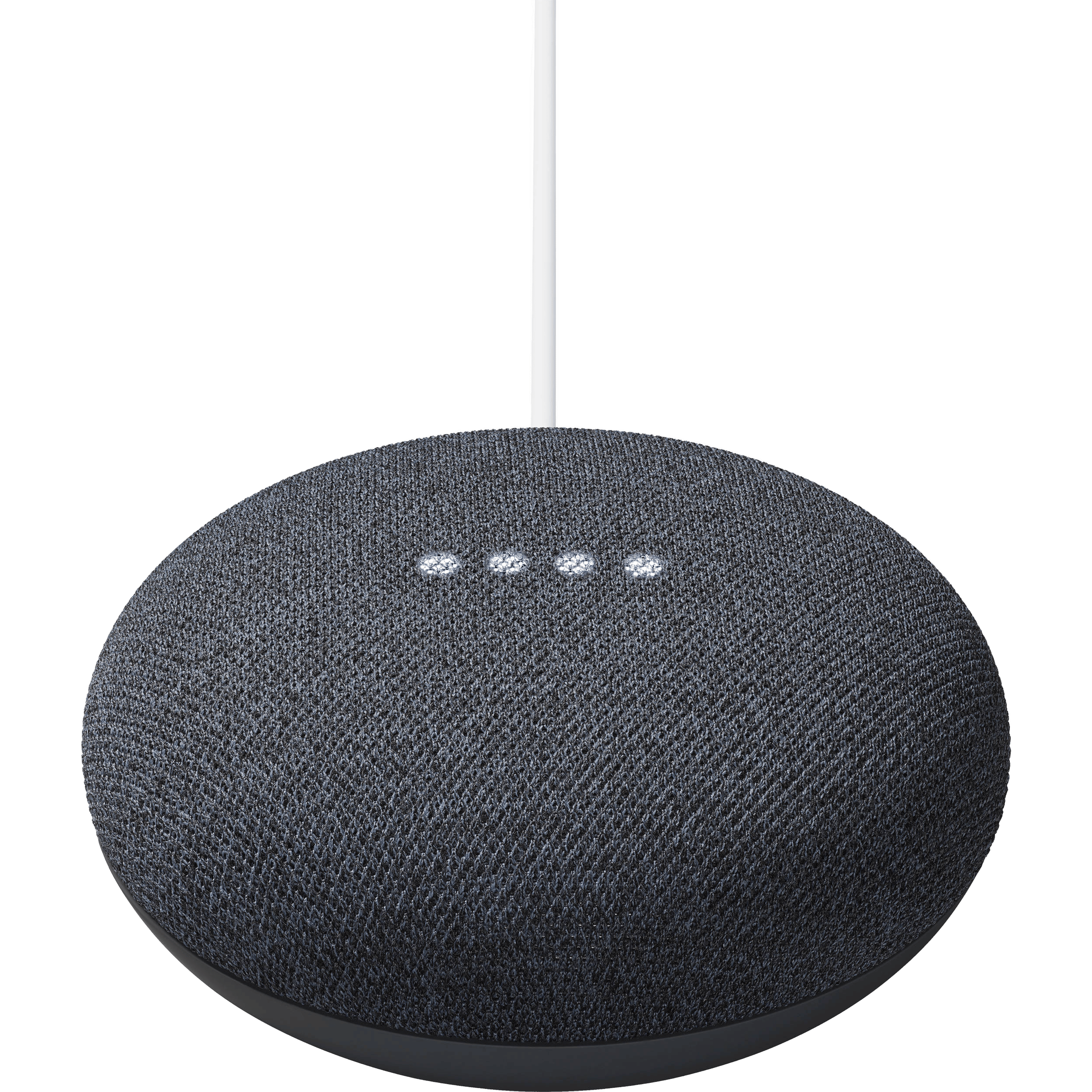 רמקול חכם עם עוזרת קולית Google Nest Mini (2nd Gen) - צבע שחור פחם שנה אחריות