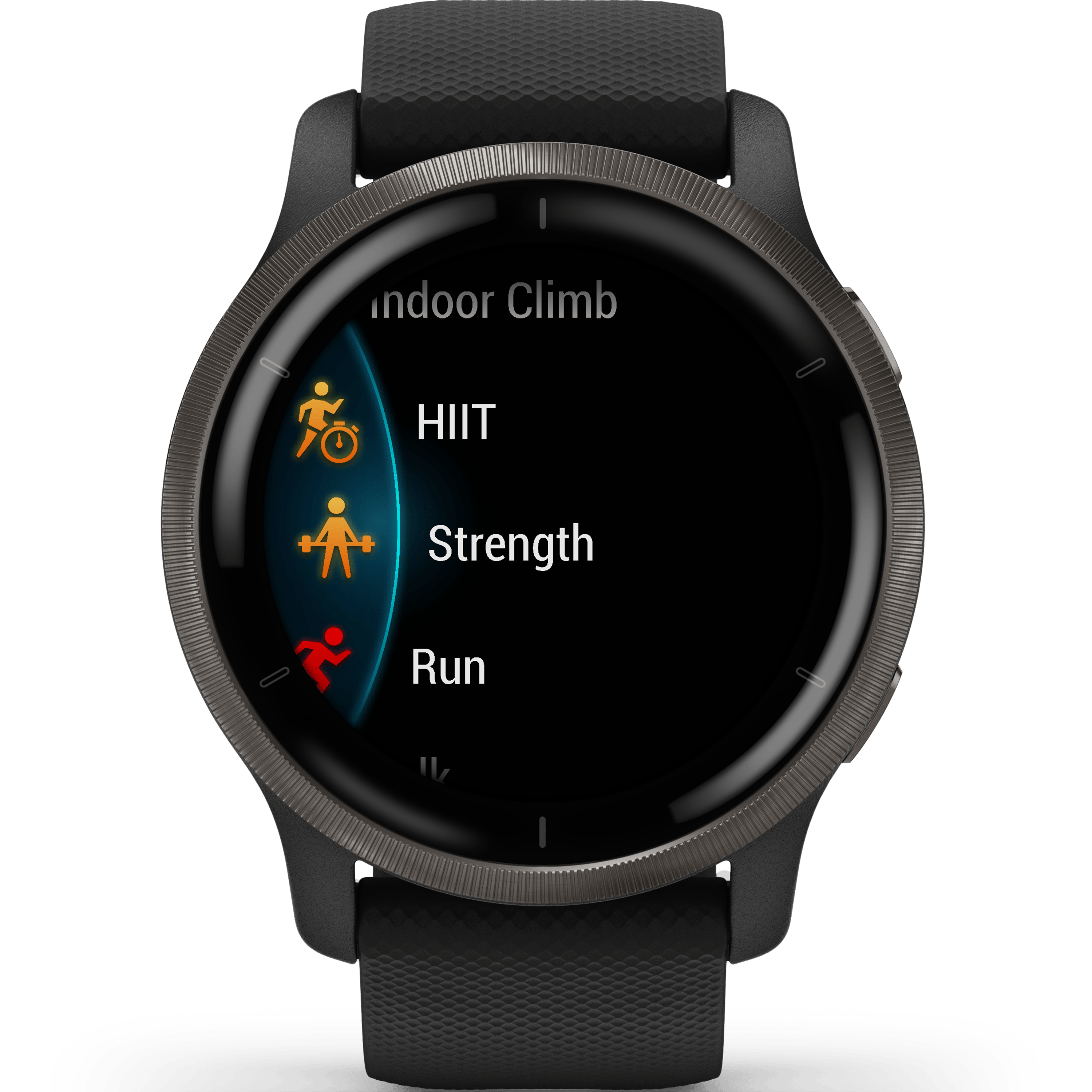 שעון ספורט חכם Garmin Venu 2 GPS 45.4mm - צבע שחור שנתיים אחריות ע