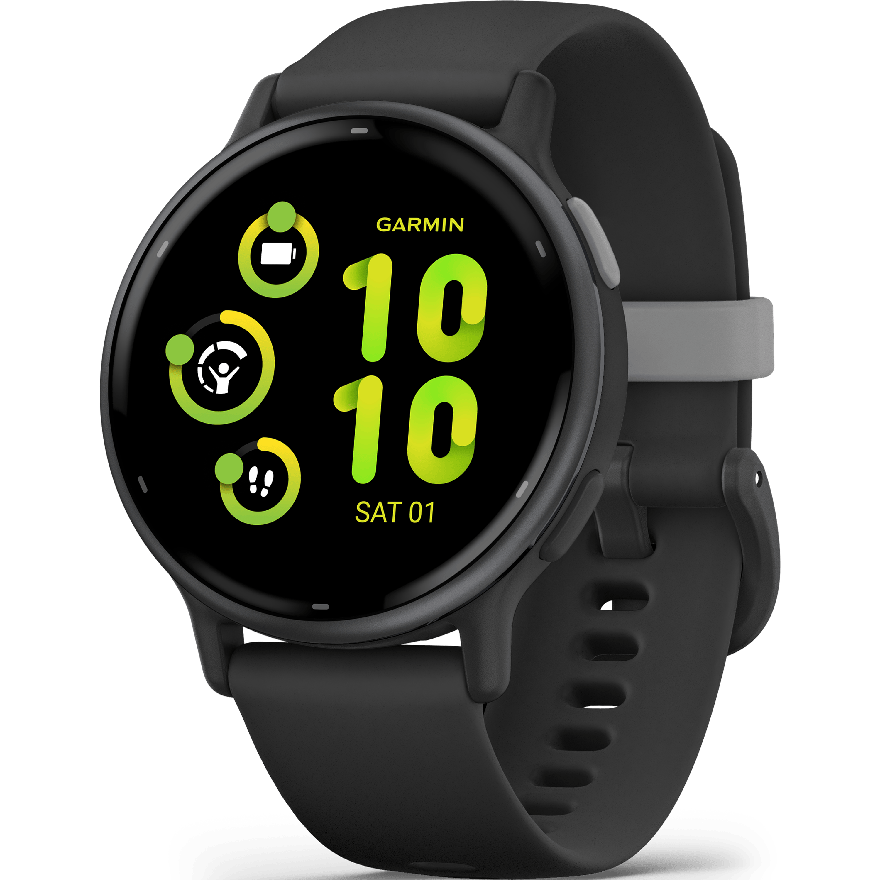 שעון ספורט חכם Garmin Vivoactive 5 GPS 42mm - צבע שחור שנתיים אחריות ע