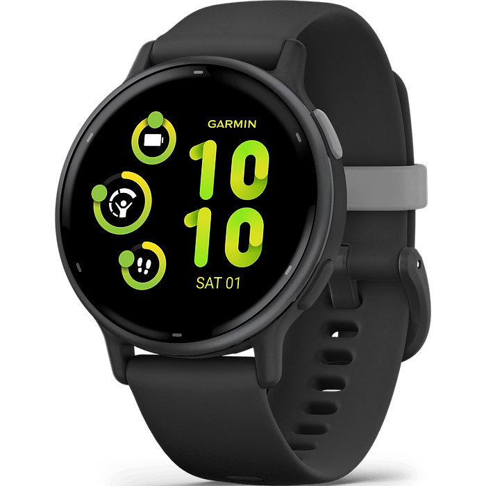 שעון ספורט חכם Garmin Vivoactive 5 GPS 42mm - צבע שחור שנתיים אחריות עי היבואן הרשמי