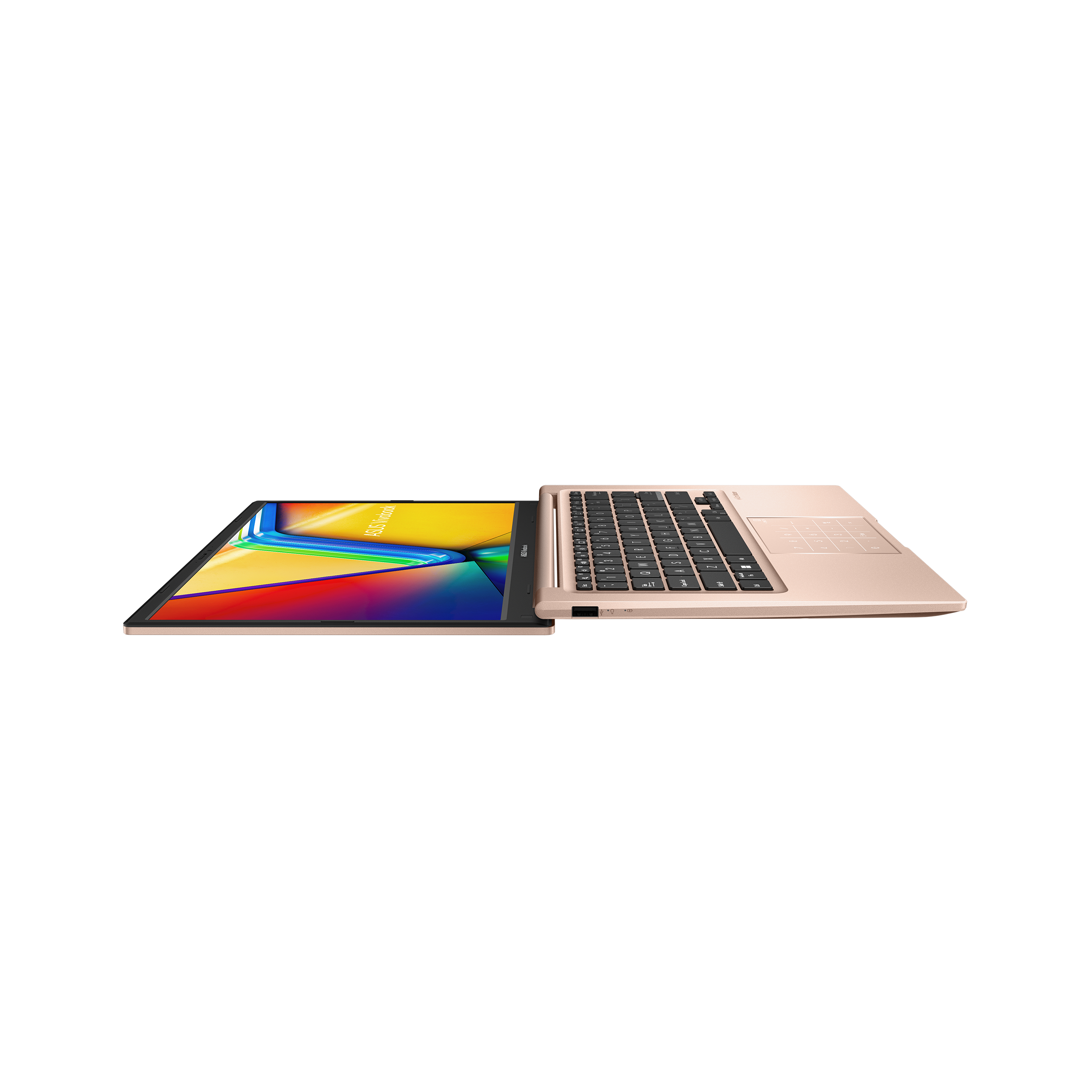 מחשב נייד Asus VivoBook 14 X1404ZA-NK093W - Core i5-1235U 512GB SSD 8GB RAM Windows 11  - צבע ורוד זהב שנה אחריות ע