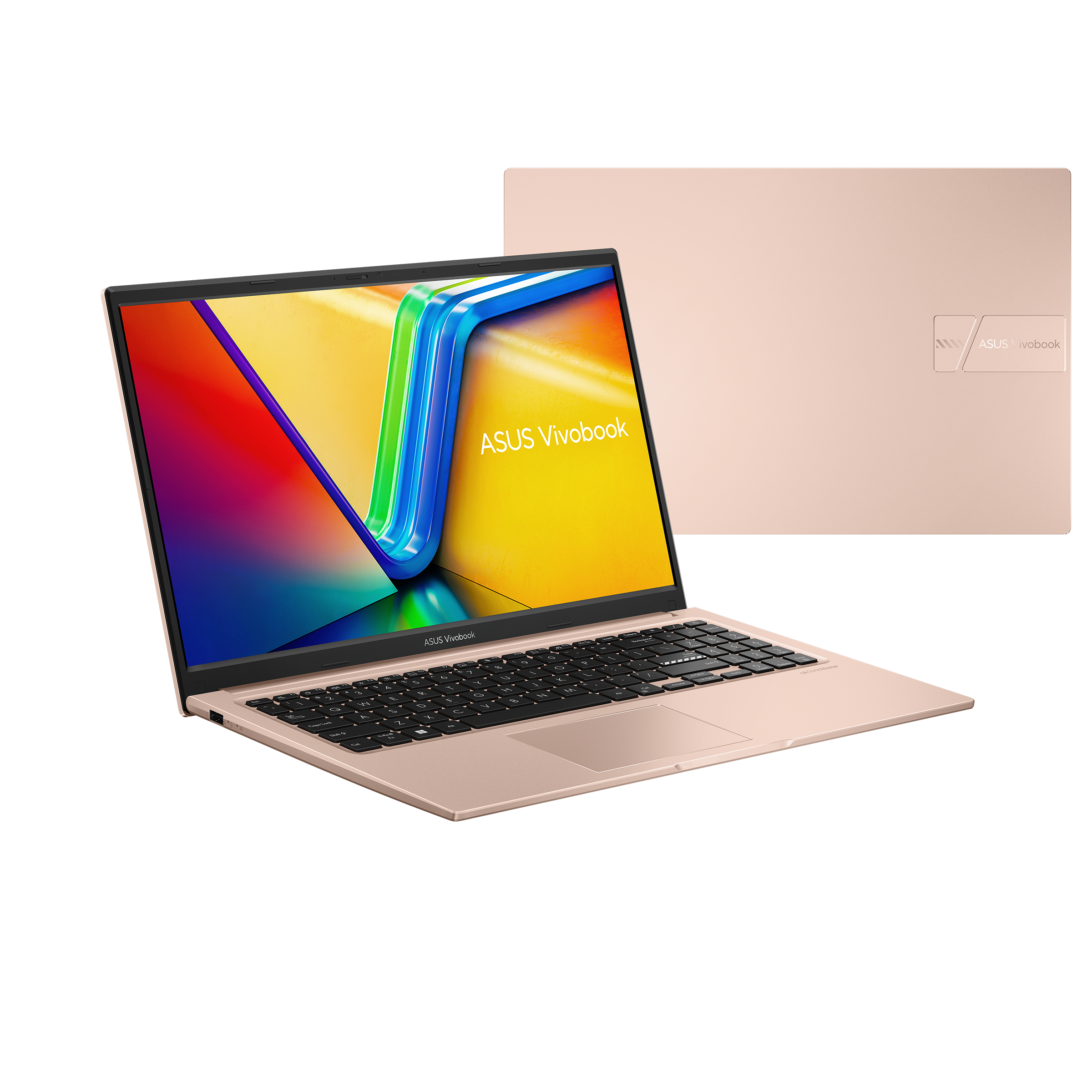 מחשב נייד Asus VivoBook 15 X1504ZA-NJ867W - Core i3-1215U 512GB SSD 8GB RAM Windows 11 - צבע ורוד זהב שנה אחריות ע