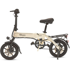 אופניים חשמליים עם צג דיגיטלי Rider Light - צבע לבן שנה אחריות ע"י היבואן הרשמי