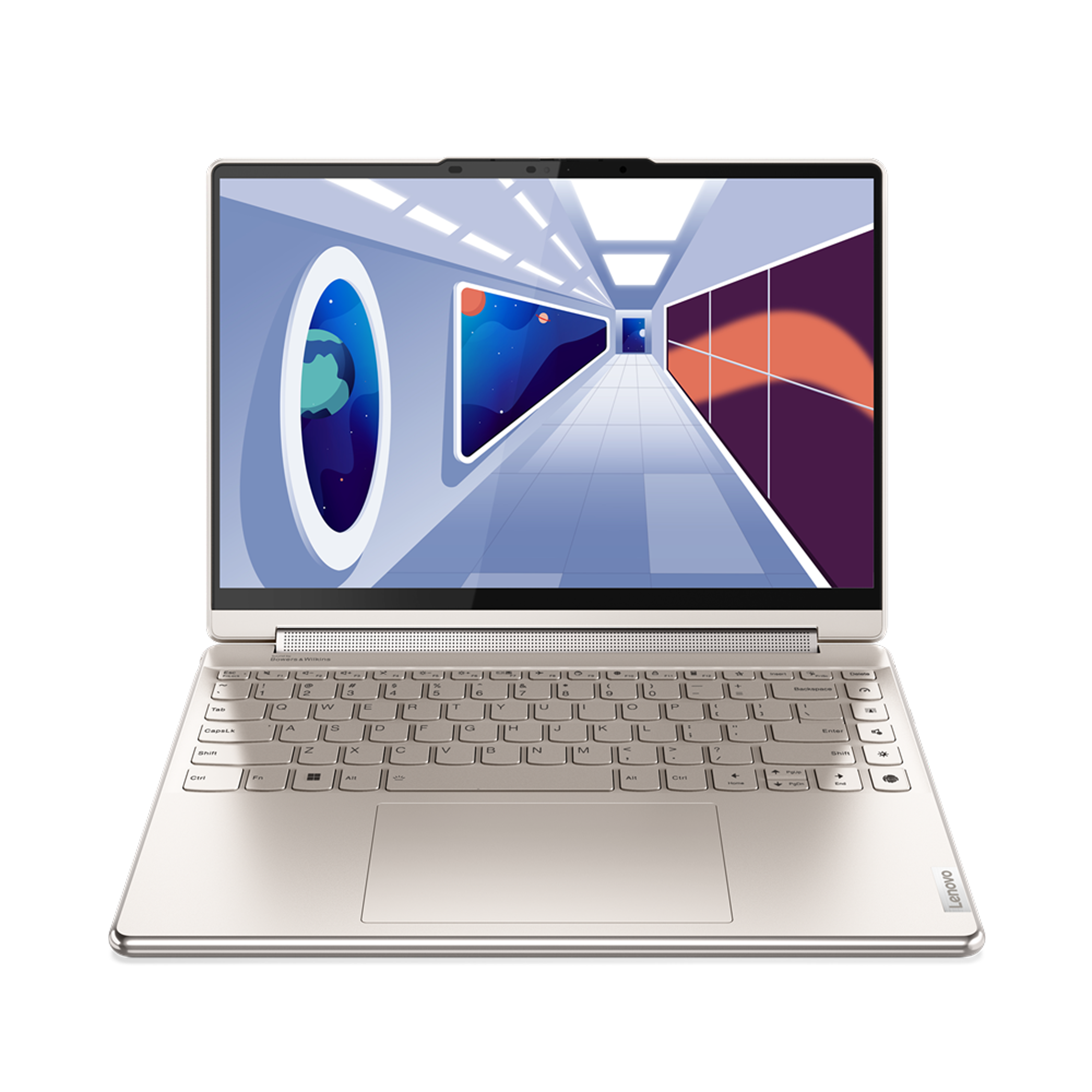 מחשב נייד עם מסך מגע Lenovo Yoga 9 14IRP8 83B10037IV - Core i7-1360P 1TB SSD 16GB RAM Windows 11 - צבע זהב שלוש שנות אחריות ע