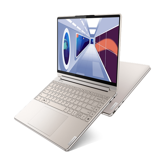 מחשב נייד עם מסך מגע Lenovo Yoga 9 14IRP8 83B10037IV - Core i7-1360P 1TB SSD 16GB RAM Windows 11 - צבע זהב שלוש שנות אחריות עי היבואן הרשמי