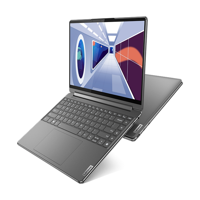 מחשב נייד עם מסך מגע Lenovo Yoga 9 14IRP8 83B10036IV - Core i7-1360P 512GB SSD 16GB RAM Windows 11 - צבע אפור שלוש שנות אחריות עי היבואן הרשמי