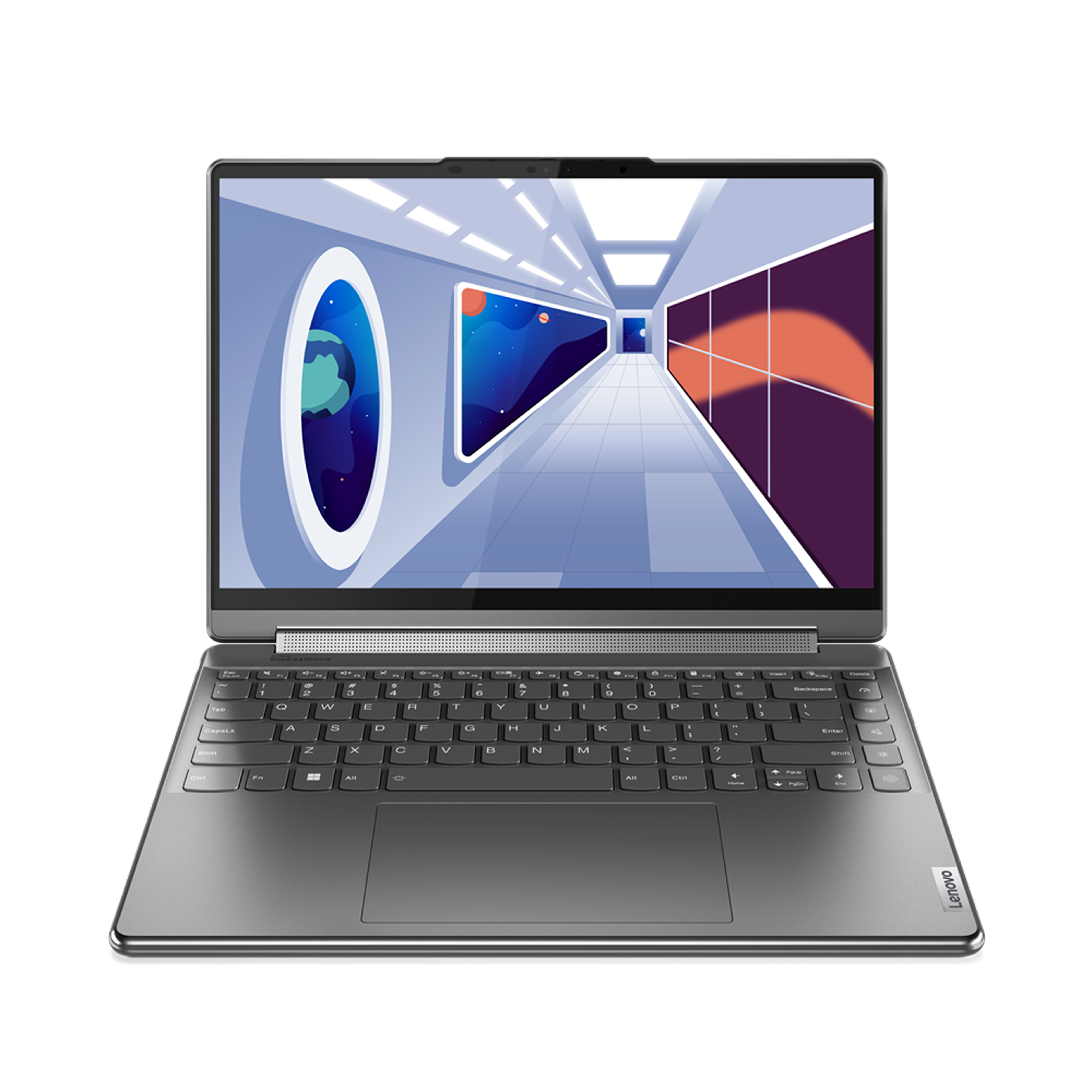 מחשב נייד עם מסך מגע Lenovo Yoga 9 14IRP8 83B10036IV - Core i7-1360P 512GB SSD 16GB RAM Windows 11 - צבע אפור שלוש שנות אחריות ע
