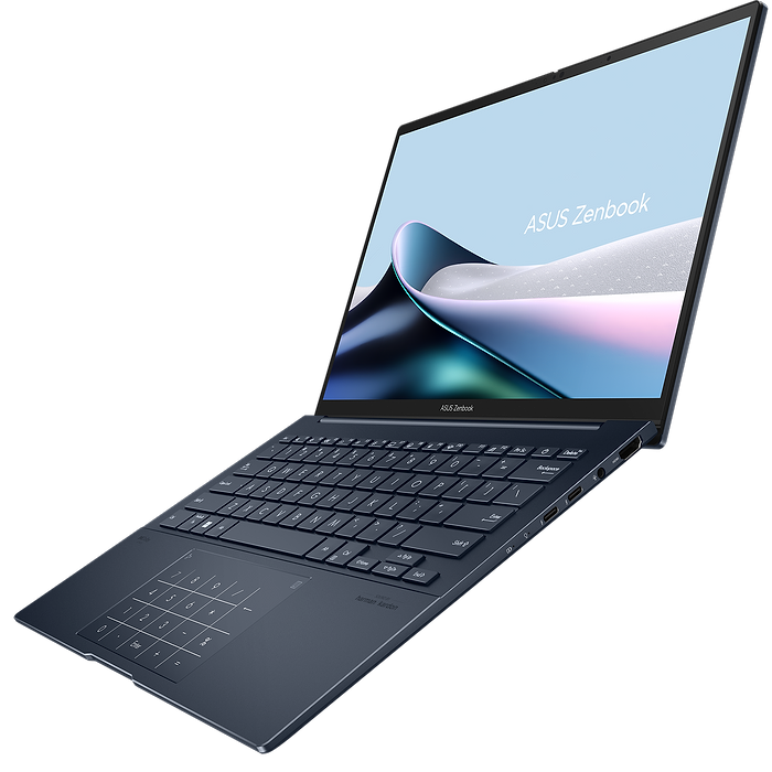 מחשב נייד Asus ZenBook 14 OLED UX3405MA-PP192W - Core Ultra-7 155H 1TB SSD 16GB RAM Windows 11 - צבע כחול שנה אחריות עי היבואן הרשמי