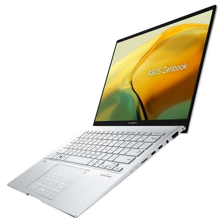מחשב נייד עם מסך מגע Asus ZenBook 14 OLED UX3402VA-KN508W - Core i9-13900H 1TB SSD 16GB RAM Windows 11 - צבע כסוף שנה אחריות עי היבואן הרשמי