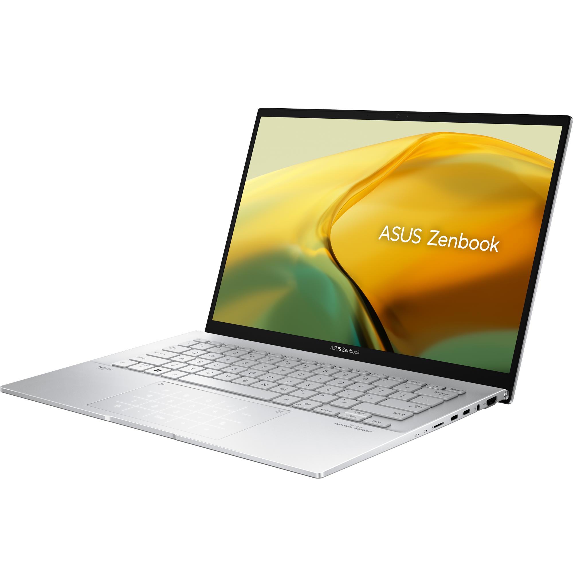 מחשב נייד עם מסך מגע Asus ZenBook 14 OLED UX3402VA-KN508W - Core i9-13900H 1TB SSD 16GB RAM Windows 11 - צבע כסוף שנה אחריות ע