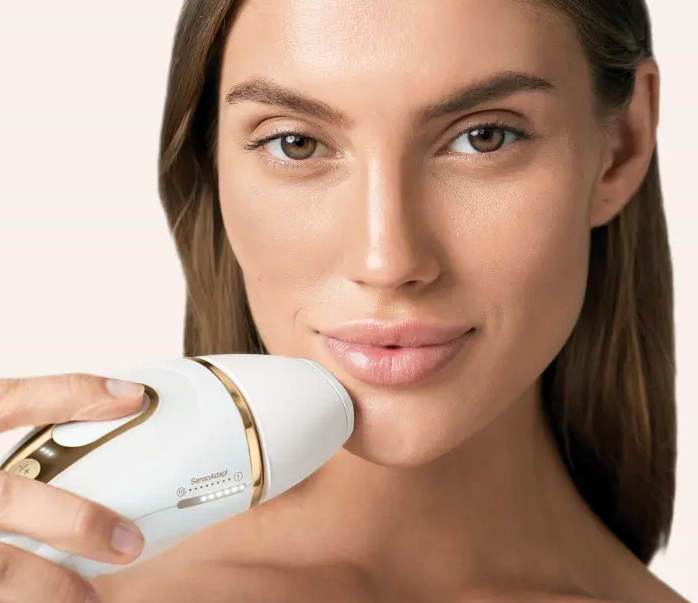 מכשיר מסיר שיער בלייזר + ראש צר Braun PL5154 Silk-Expert Pro 5 - שנתיים אחריות ע"י היבואן הרשמי 
