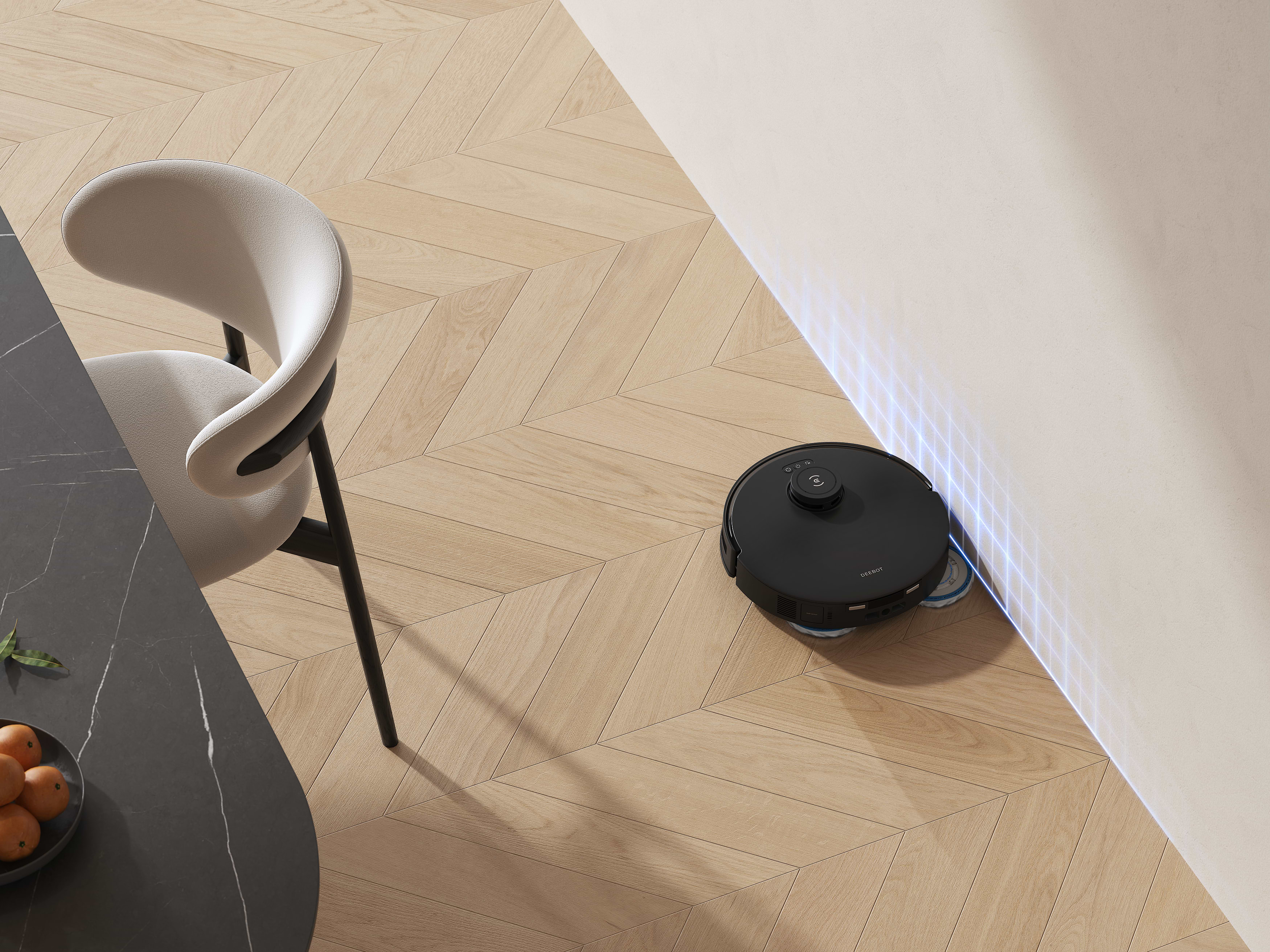 שואב אבק רובוטי עם תחנת עגינה Ecovacs Deebot T30 Pro Omni - צבע שחור שנה אחריות ע"י היבואן הרשמי 