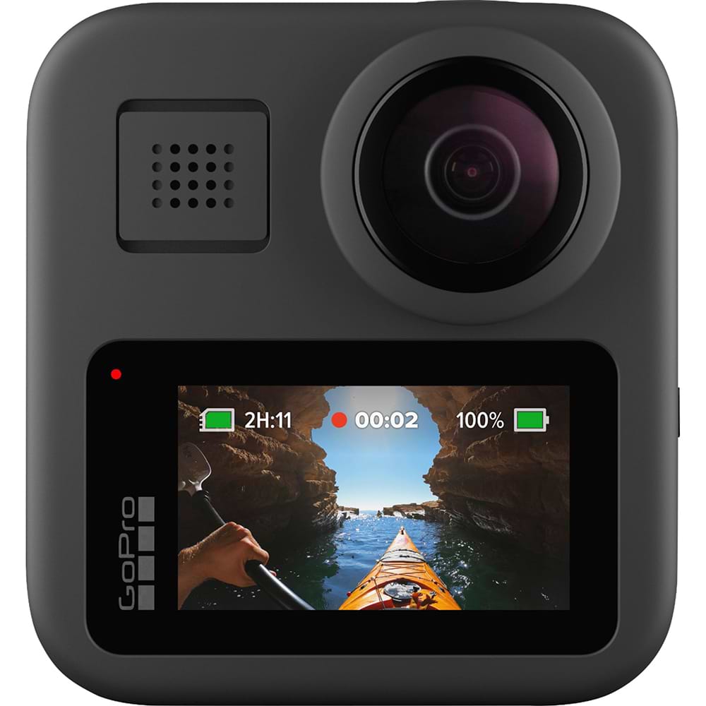 كاميرا אקסטרים GoPro MAX - لون أسود ضمان لمدة سنتين من المستورد الرسمي רונלייט