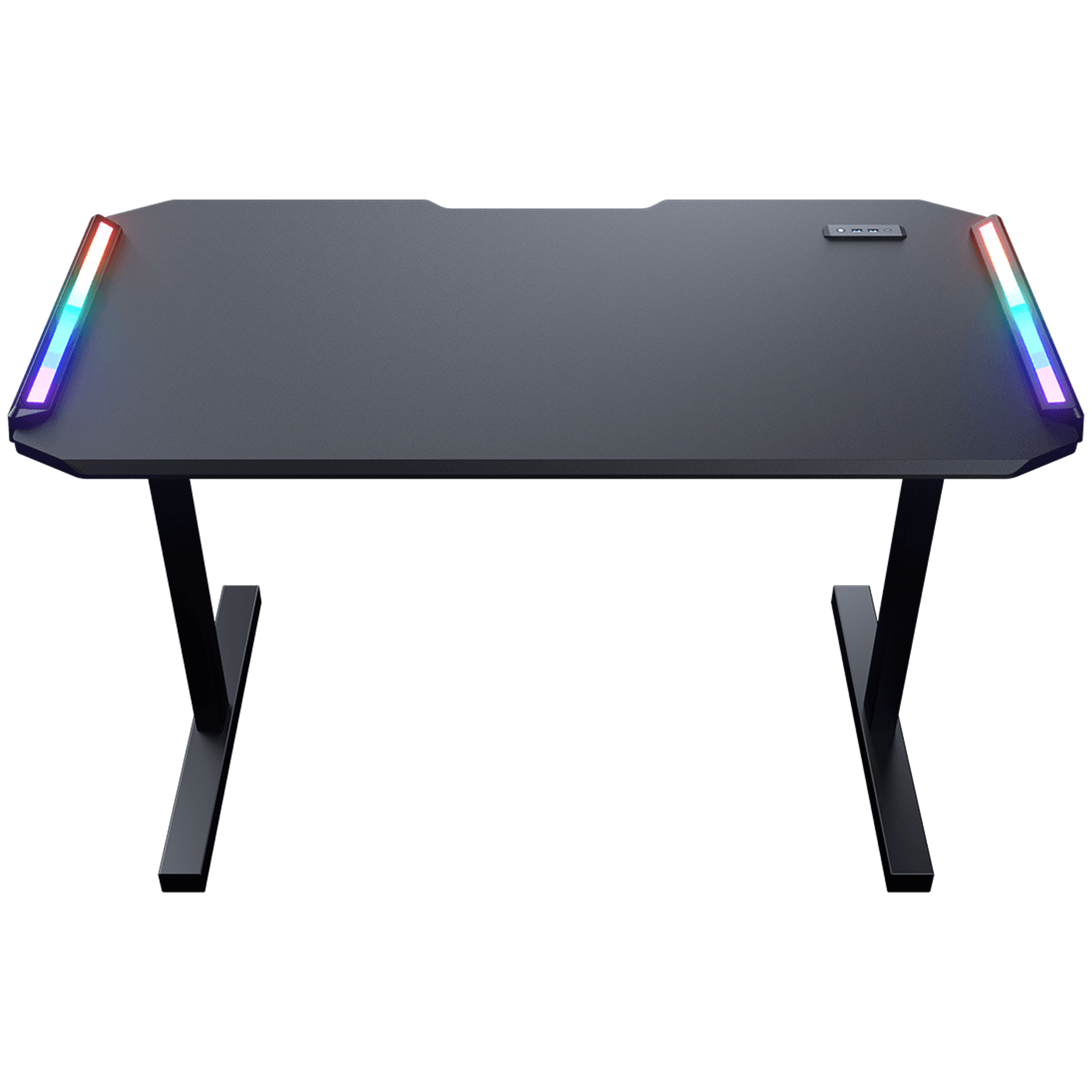طاولة جيمنج קומפקטי Cougar Deimus 120 RGB - لون أسود שנה אחריות ע