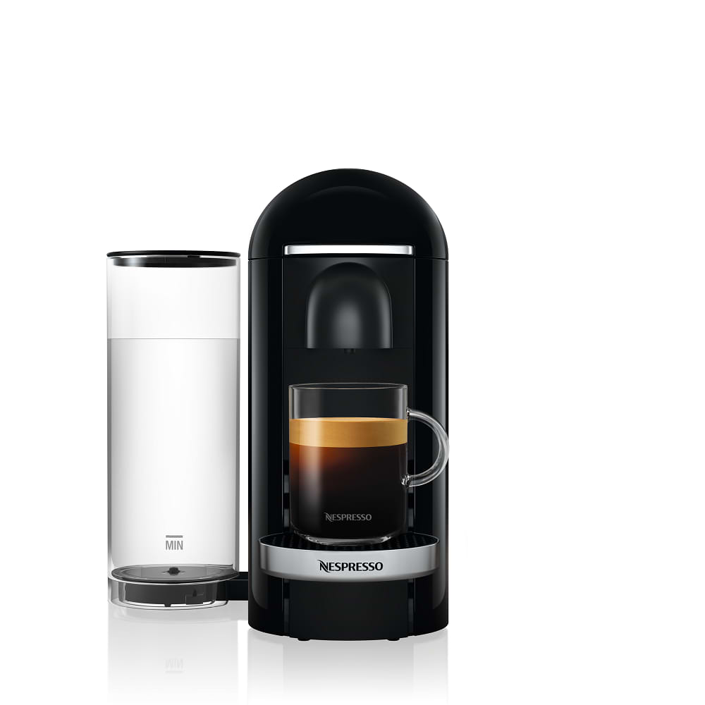 ماكينة قهوة GCB2 Vertuo Plus NESPRESSO أسود - مع מקציף  ו– 50 קפסולות  קפה במתנה