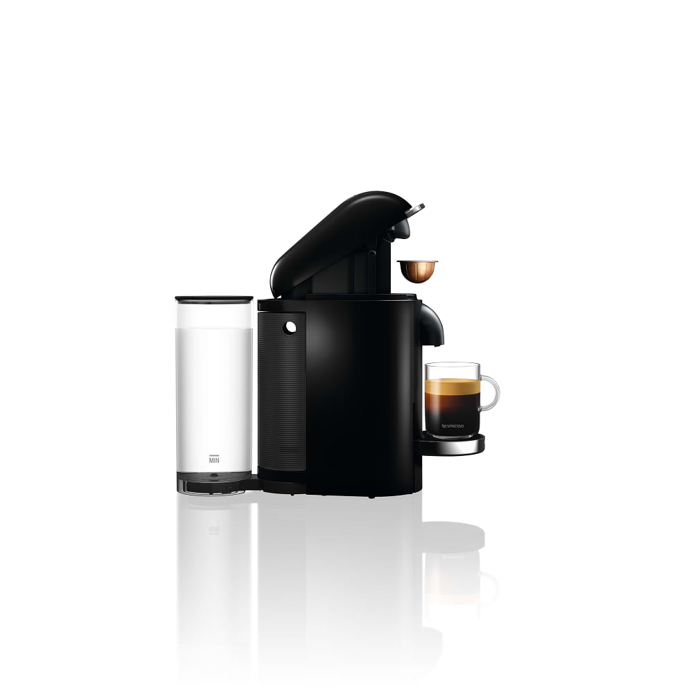 ماكينة قهوة GCB2 Vertuo Plus NESPRESSO أسود - مع מקציף  ו– 50 קפסולות  קפה במתנה