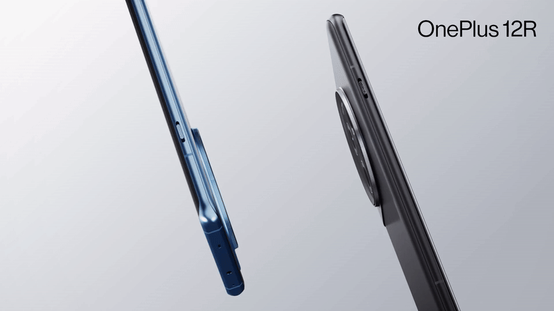 סמארטפון OnePlus 12R 5G 256GB 16GB RAM CPH2609 - צבע כחול שנתיים אחריות ע"י היבואן הרשמי