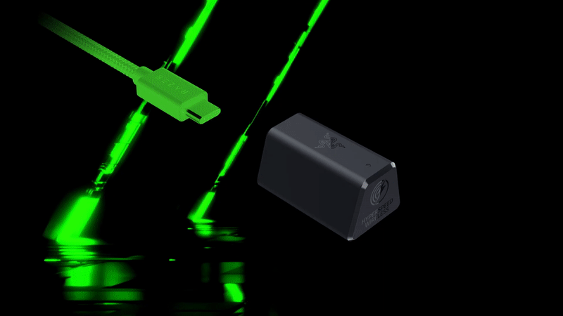 אוזניות גיימינג אלחוטיות Razer BlackShark V2 HyperSpeed - צבע שחור שנתיים אחריות ע"י היבואן הרשמי