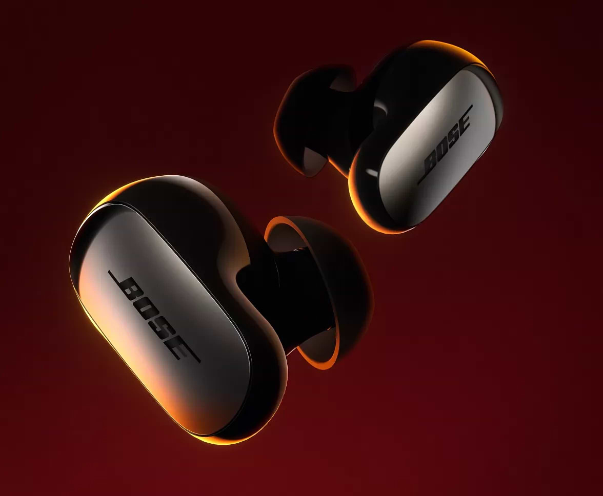 אוזניות אלחוטיות Bose QuietComfort Ultra Earbuds - צבע שחור שנה אחריות ע"י יבואן רשמי