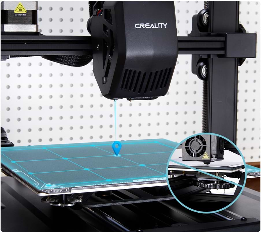 מדפסת תלת מימד Creality ENDER-3 V3 SE - צבע שחור שנה אחריות ע"י יבואן הרשמי