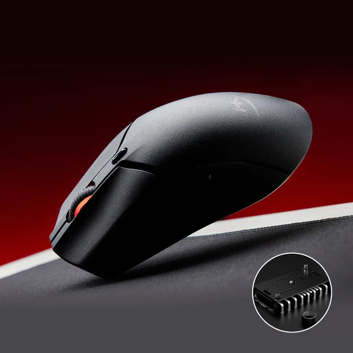 עכבר גיימינג אלחוטי HyperX Pulsefire Haste 2 Mini - צבע שחור שנתיים אחריות ע"י היבואן הרשמי